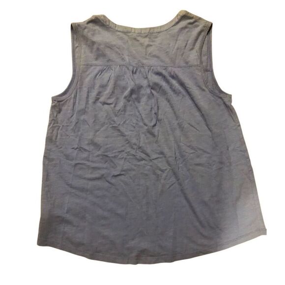 Natural Reflections light purple sleeveless vee neck tunic NWT size L - Picture 3 of 6